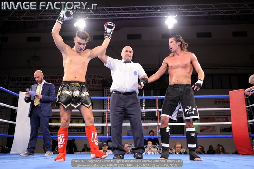 2013-11-16 Vigevano - Born to Fight 0349 Manuel Bianchi-Giancarlo Barresi - K1